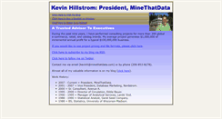 Desktop Screenshot of minethatdata.com