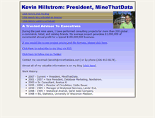 Tablet Screenshot of minethatdata.com